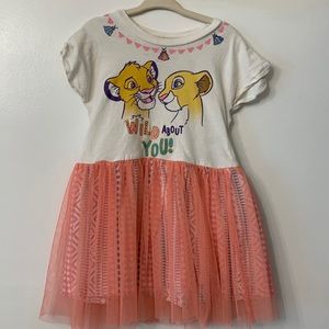 4/$15- Disney Lion King Toddler Dress- 4T